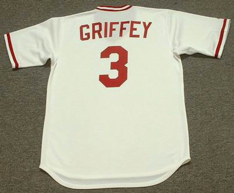 Ken Griffey Jr. Cincinnati Reds 1970s Baseball jersey retro stitched fan gear RTJ00263