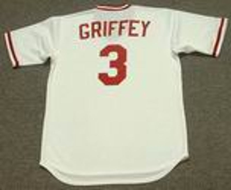 Ken Griffey Jr. Cincinnati Reds 1970s Baseball jersey retro stitched fan gear RTJ00263