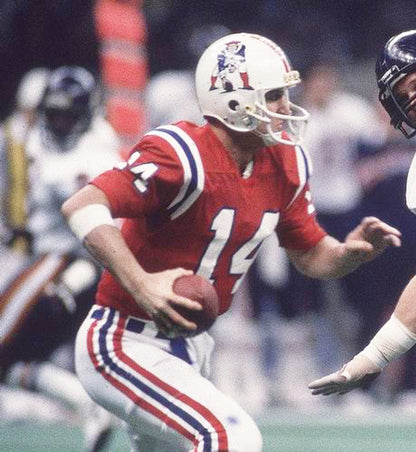 New England Patriots Steve Grogan 1984 Home Throwback Football Jersey product image