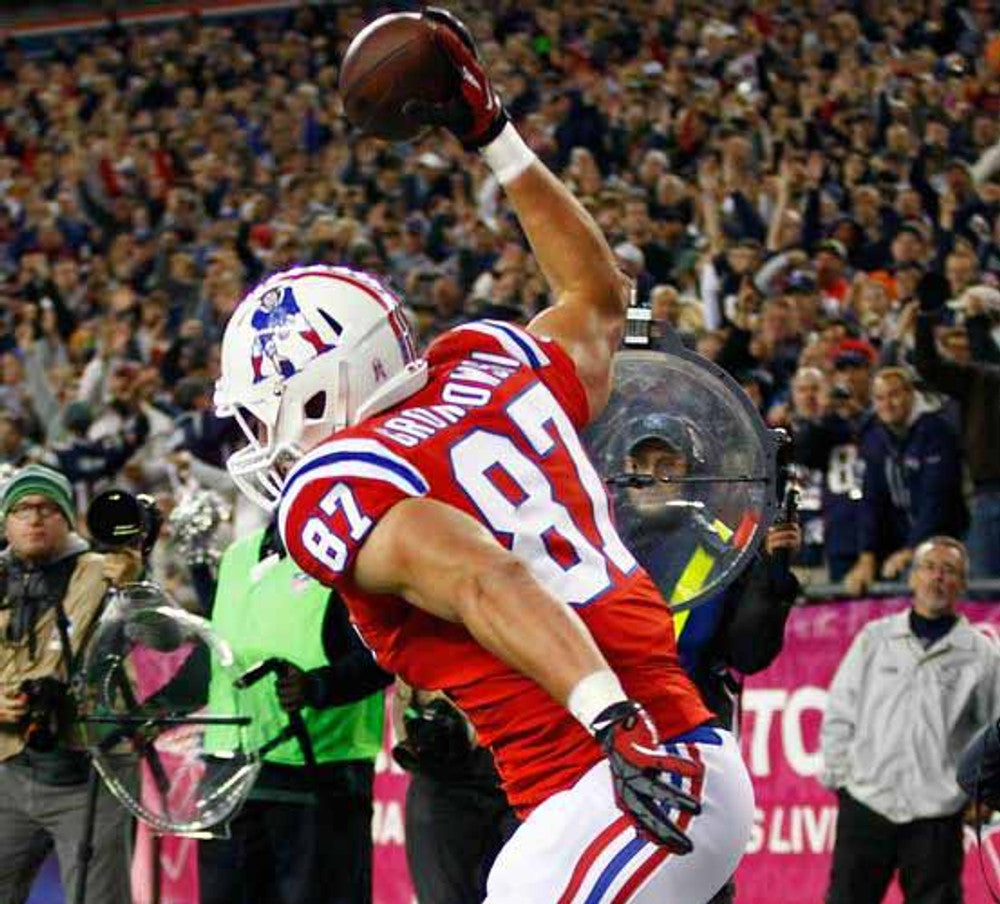 New England Patriots Rob Gronkowski 2012 Throwback Football Jersey product image