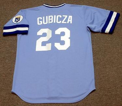 Mark Gubicza Kansas City Royals 1985 Baseball jersey retro stitched fan gear RTJ00030