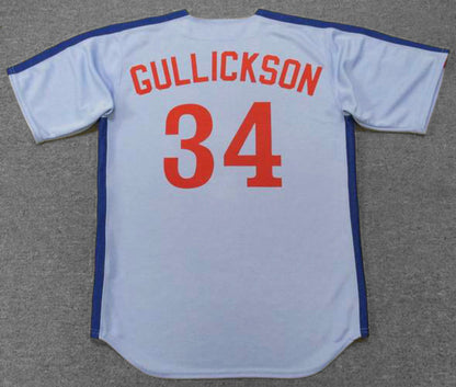 Bill Gullickson Montreal Expos 1981 Baseball jersey retro stitched fan gear RTJ01774