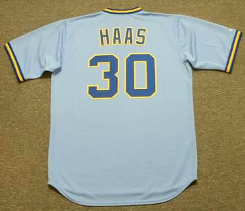 MH MB Milwaukee 1982 Cooperstown Throwback Away Stitched Jersey, Vintage Baseball Jersey, Retro Sewn Jersey