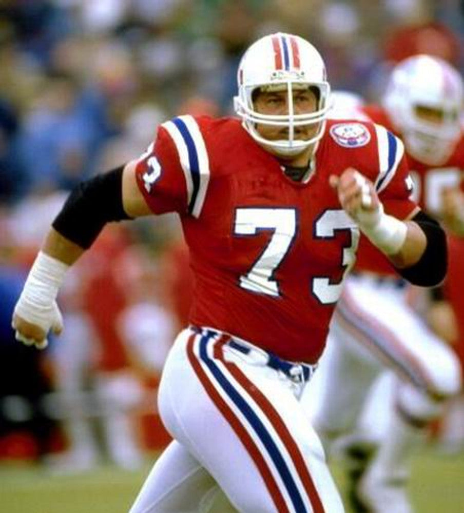 New England Patriots John Hannah 1984 Home Throwback Football Jersey product image