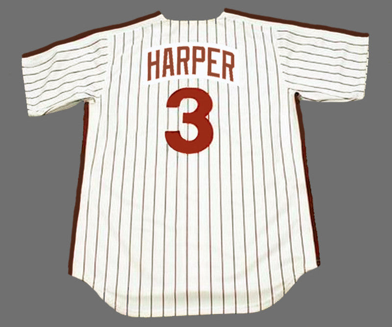 Bryce Harper Philadelphia Phillies 1980s Baseball jersey retro stitched fan gear RTJ01592