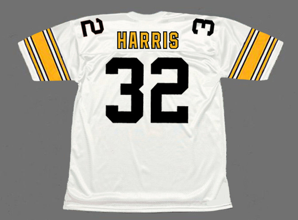 Pittsburgh Steelers Franco Harris 1975 Away Throwback Football Jersey product image