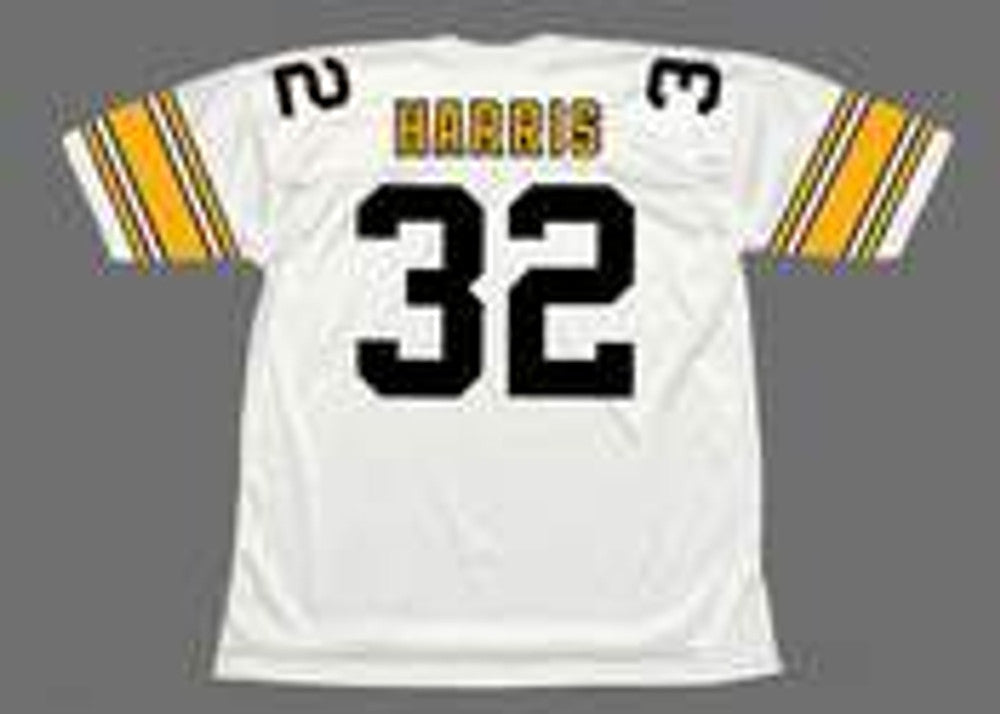 Pittsburgh Steelers Franco Harris 1975 Away Throwback Football Jersey product image