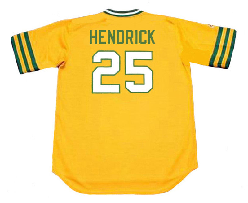 George Hendrick Oakland Athletics 1972 Baseball jersey retro stitched fan gear RTJ00841