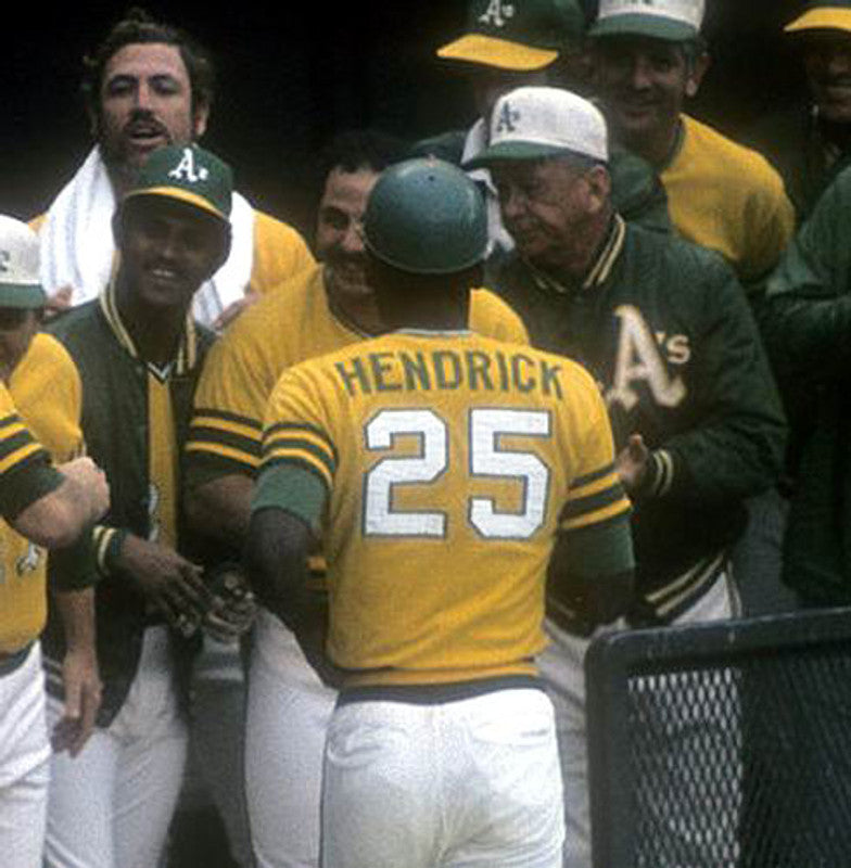 George Hendrick Oakland Athletics 1972 Baseball jersey retro stitched fan gear RTJ00841