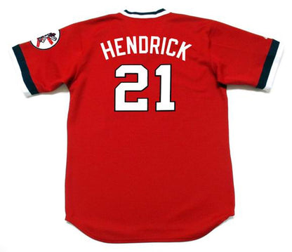 George Hendrick Cleveland Indians 1975 Baseball jersey retro stitched fan gear RTJ00842