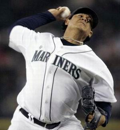 Felix Hernandez Seattle Mariners 2009 Baseball jersey retro stitched fan gear RTJ00985