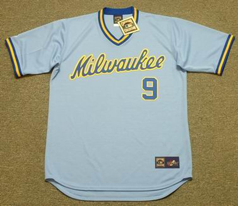 Larry Hisle Milwaukee Brewers 1982 Baseball jersey retro stitched fan gear RTJ00154