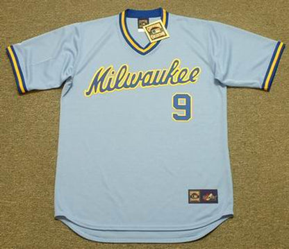 Larry Hisle Milwaukee Brewers 1982 Baseball jersey retro stitched fan gear RTJ00154