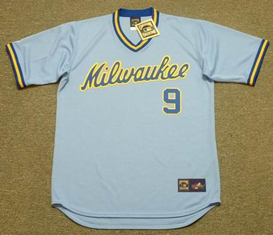 Larry Hisle Milwaukee Brewers 1982 Baseball jersey retro stitched fan gear RTJ00154