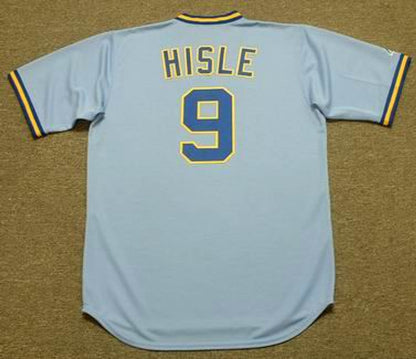 Larry Hisle Milwaukee Brewers 1982 Baseball jersey retro stitched fan gear RTJ00154