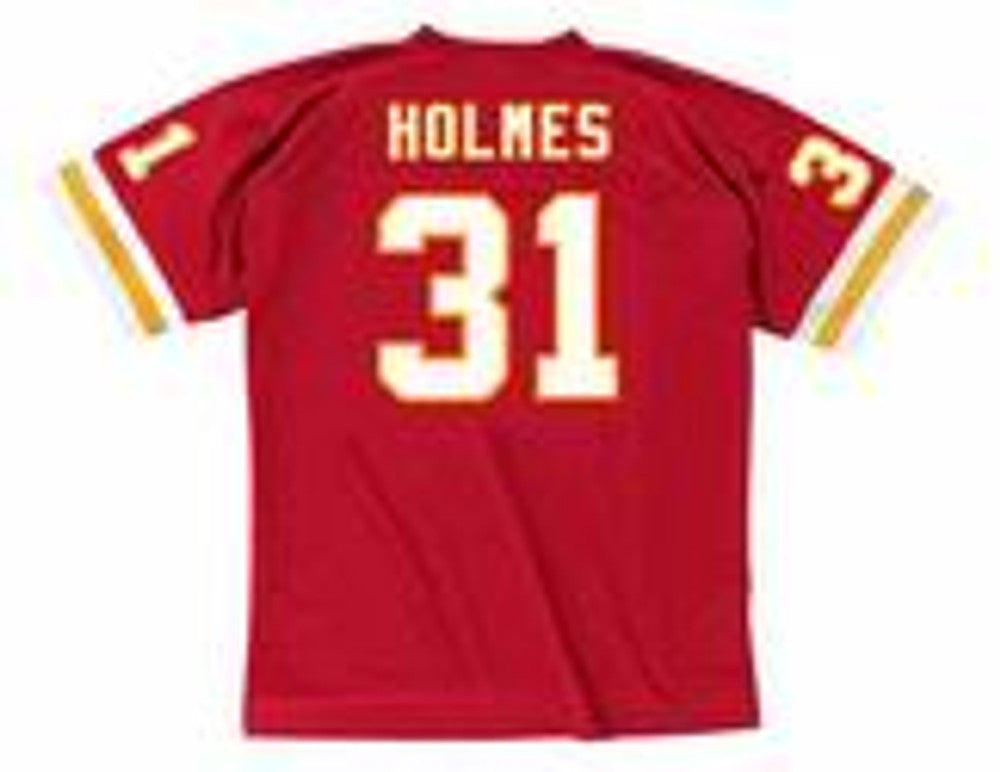 Kansas City Chiefs Priest Holmes 2002 Home Throwback Football Jersey product image