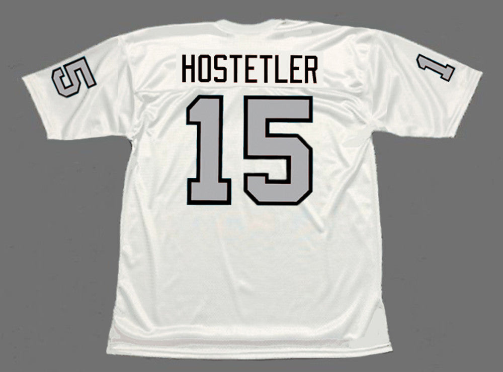 Los Angeles Raiders Jeff Hostetler 1994 Away Throwback Football Jersey product image
