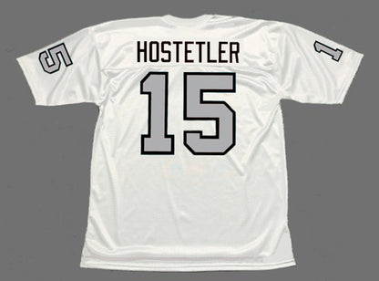 Los Angeles Raiders Jeff Hostetler 1994 Away Throwback Football Jersey product image