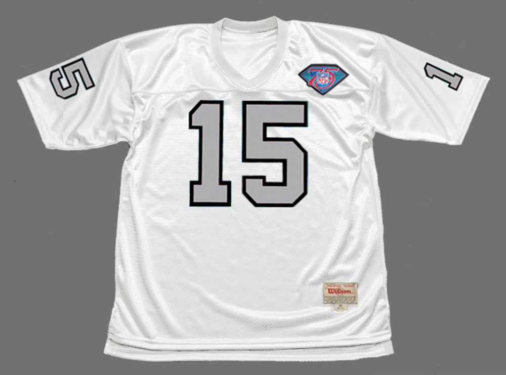 Los Angeles Raiders Jeff Hostetler 1994 Away Throwback Football Jersey product image
