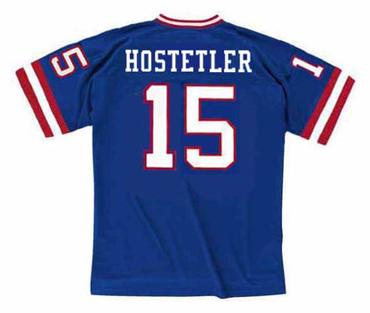 New York Giants Jeff Hostetler 1988 Home Throwback Football Jersey product image