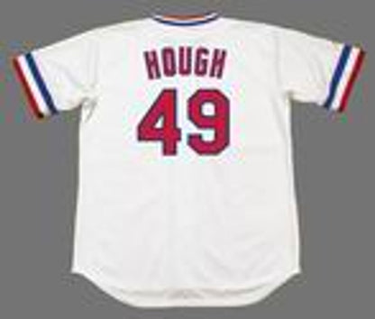 Charlie Hough Texas Rangers 1982 Baseball jersey retro stitched fan gear RTJ01492