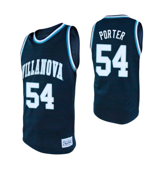 Villanova Wildcats 54 Howard Porter Navy College Basketball Jersey retro stitched fan jersey RTJ7166 image 1