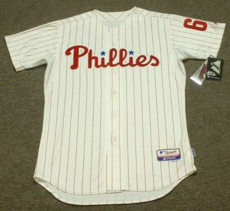 RH PP 2010 Cool Base Home Baseball Stitched Jersey, Vintage Baseball Jersey, Retro Sewn Jersey