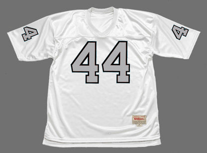 Oakland Raiders Marv Hubbard 1970 Away Throwback Football Jersey product image