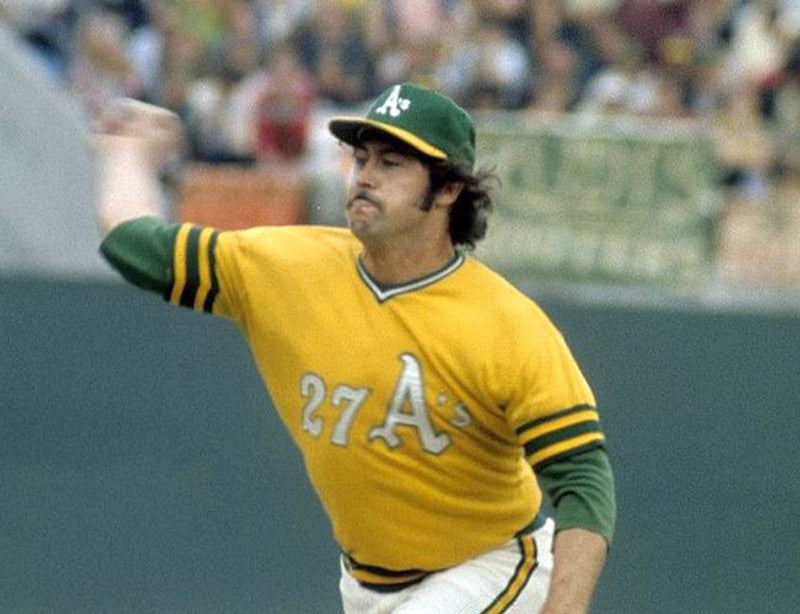 Jim Catfish Hunter Oakland Athletics 1972 Baseball jersey retro stitched fan gear RTJ00589