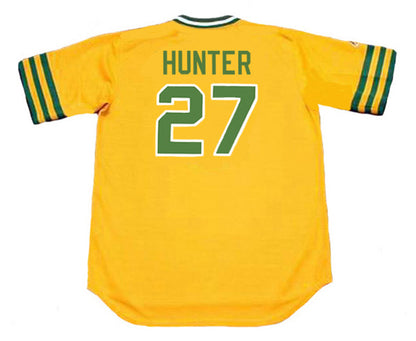 Jim Catfish Hunter Oakland Athletics 1974 Baseball jersey retro stitched fan gear RTJ00587
