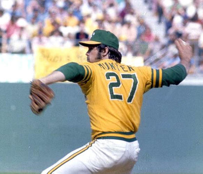 Jim Catfish Hunter Oakland Athletics 1974 Baseball jersey retro stitched fan gear RTJ00587