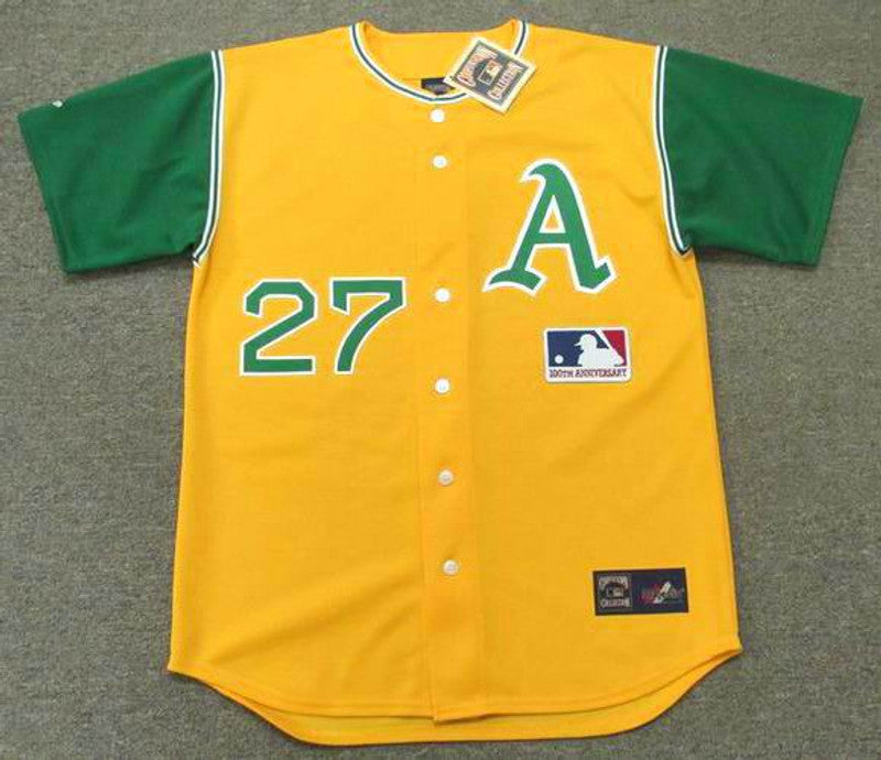 Jim Catfish Hunter Oakland Athletics 1969 Baseball jersey retro stitched fan gear RTJ00590