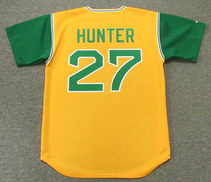 Jim Catfish Hunter Oakland Athletics 1969 Baseball jersey retro stitched fan gear RTJ00590