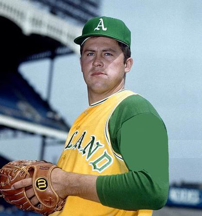 Jim Catfish Hunter Oakland Athletics 1968 Baseball jersey retro stitched fan gear RTJ00591