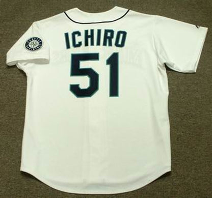 Ichiro Suzuki Seattle Mariners 2001 Baseball jersey retro stitched fan gear RTJ00714
