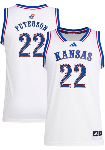 Kansas Jayhawks White Football Jersey product image