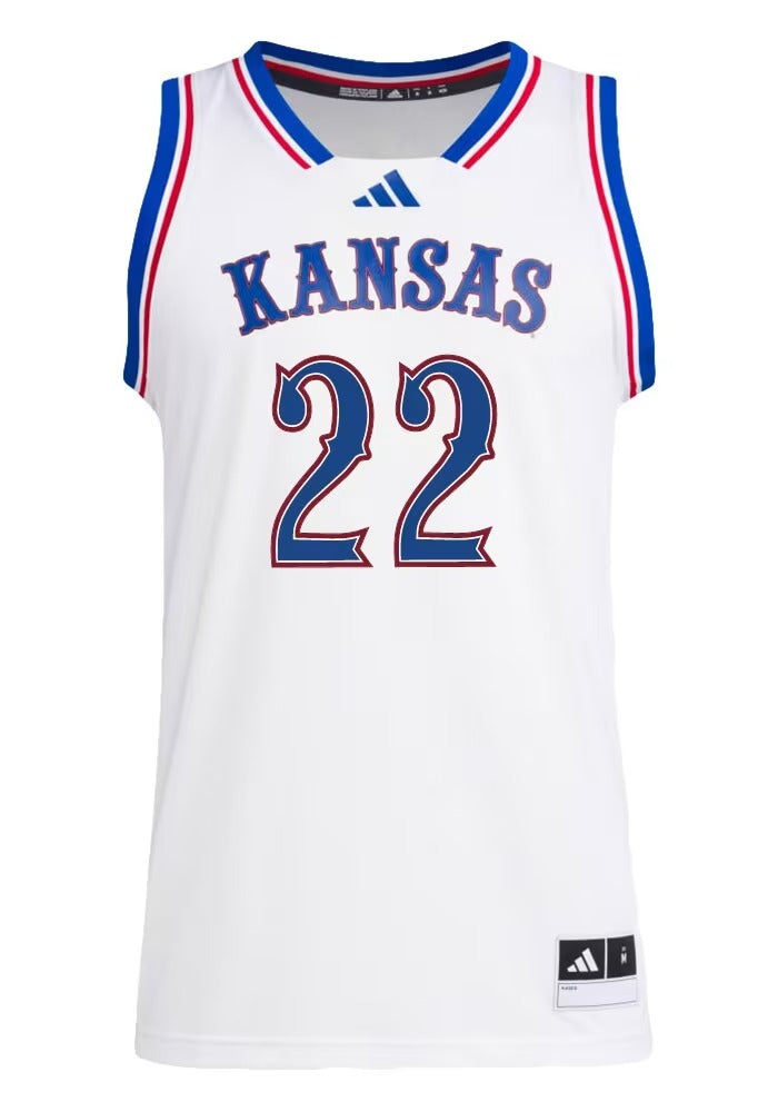 Kansas Jayhawks White Football Jersey product image