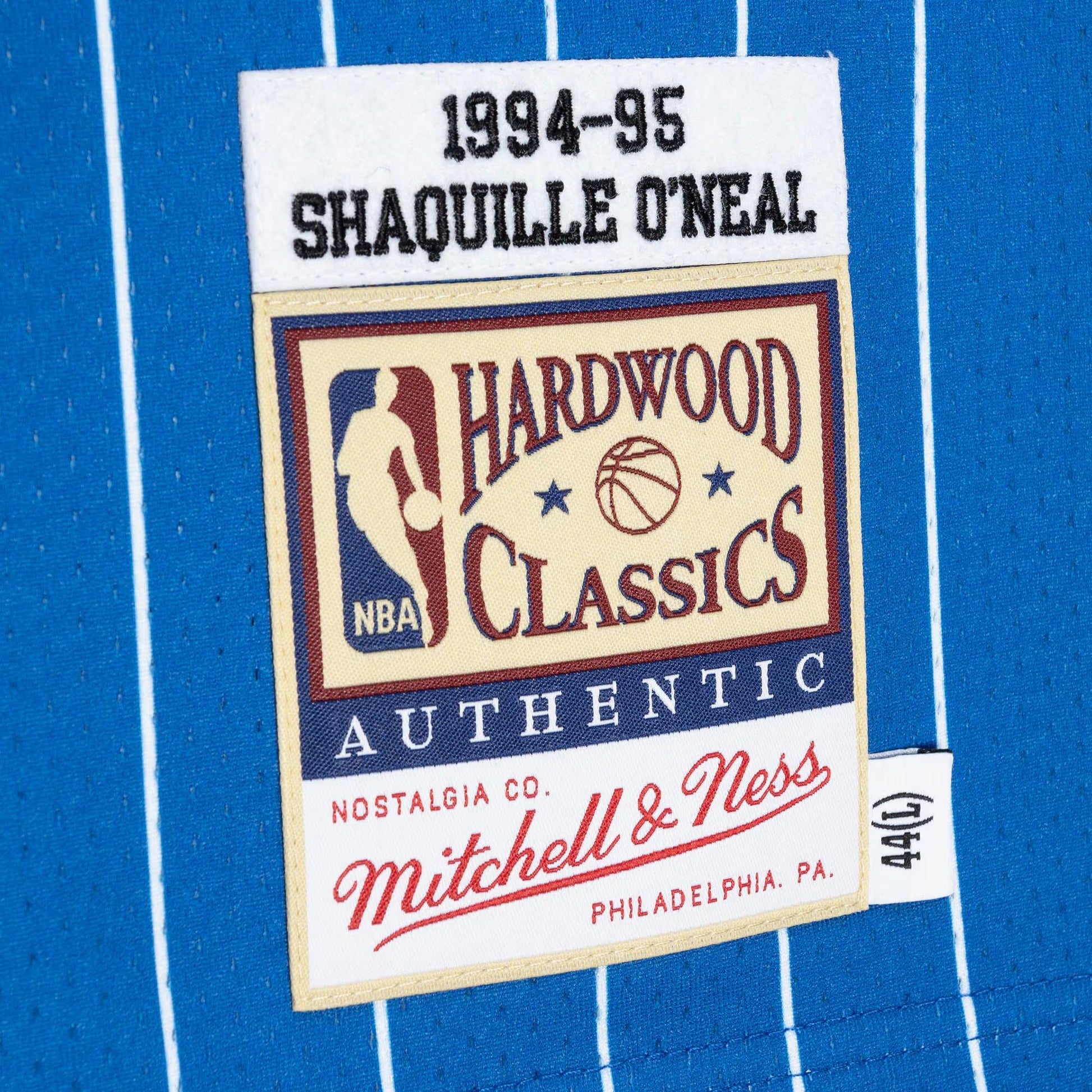 Orlando Magic M&N Jersey Road Shaquille Oneal 1994 95 retro stitched fan jersey RTJ12694 image 4