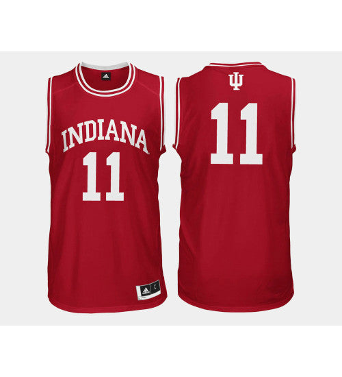 Indiana Hoosiers 11 Isiah Thomas Red Road College Basketball Jersey retro stitched fan jersey RTJ5060 image 1