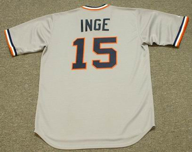On Inge Detroit Tigers 1980s Baseball jersey retro stitched fan gear RTJ01634