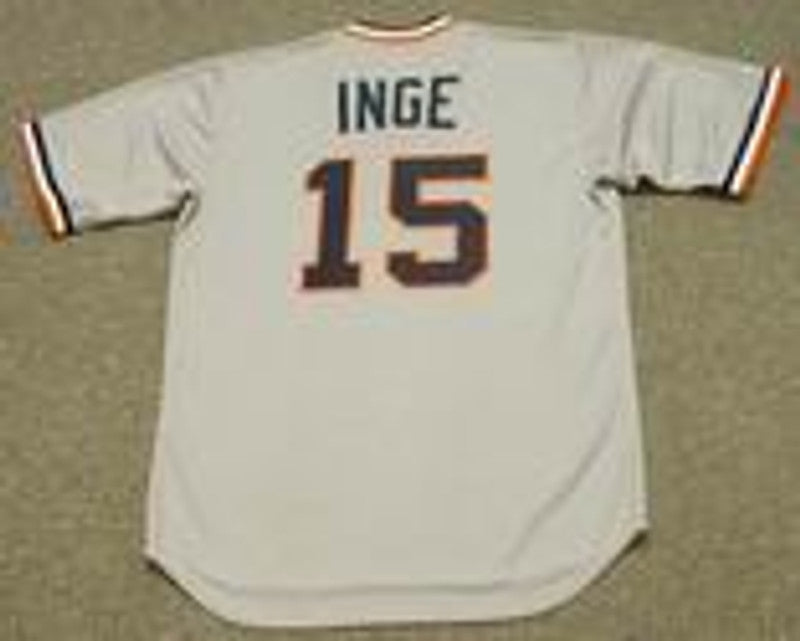 On Inge Detroit Tigers 1980s Baseball jersey retro stitched fan gear RTJ01634