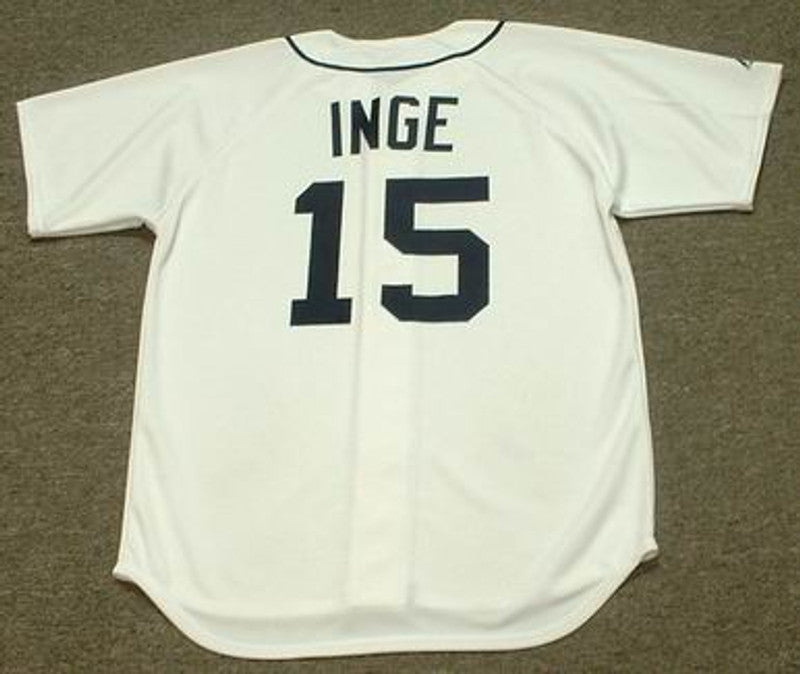 On Inge Detroit Tigers 2004 Baseball jersey retro stitched fan gear RTJ01633