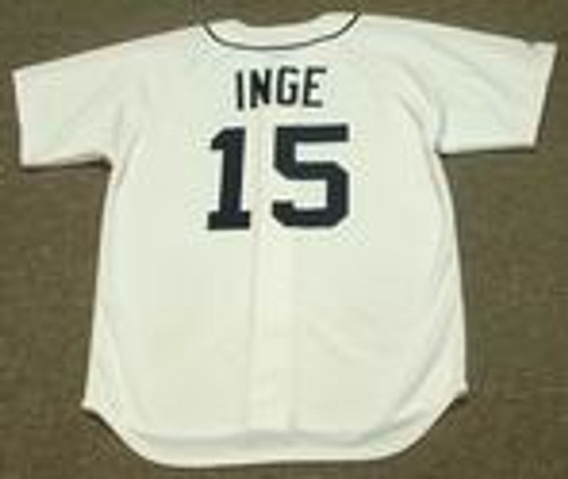 On Inge Detroit Tigers 2004 Baseball jersey retro stitched fan gear RTJ01633