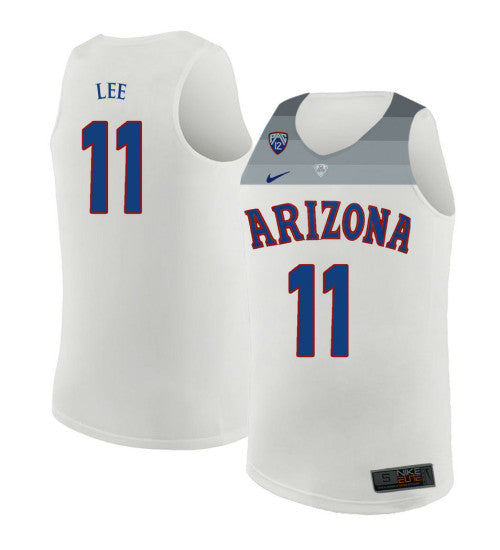 Arizona Wildcats 11 Ira Lee College Basketball Jersey White 231 retro stitched fan jersey RTJ12418 image 1