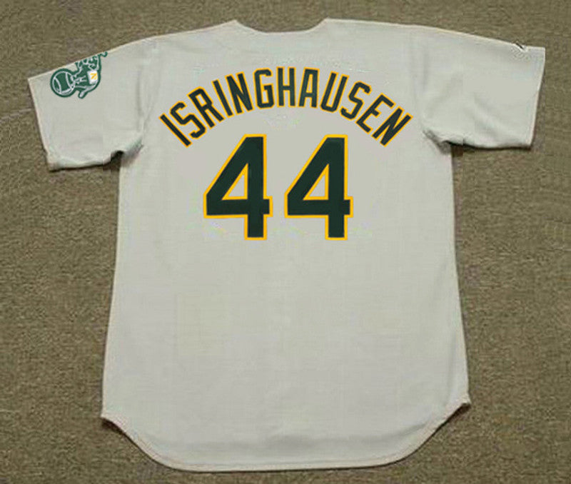 Jason Isringhausen Oakland Athletics 2001 Baseball jersey retro stitched fan gear RTJ00658