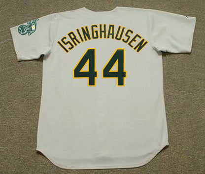 Jason Isringhausen Oakland Athletics 2001 Baseball jersey retro stitched fan gear RTJ00658