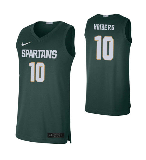 Michigan State Spartans 10 Jack Hoiberg Limited College Basketball Jersey Green retro stitched fan jersey RTJ9617