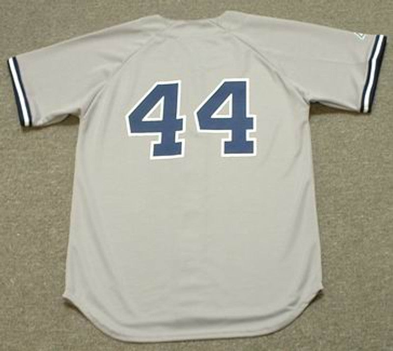 RJ NYY 1977 Throwback Away Baseball Stitched Jersey, Vintage Baseball Jersey, Retro Sewn Jersey