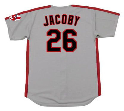 Brook Jacoby Cleveland Indians 1990 Baseball jersey retro stitched fan gear RTJ01618