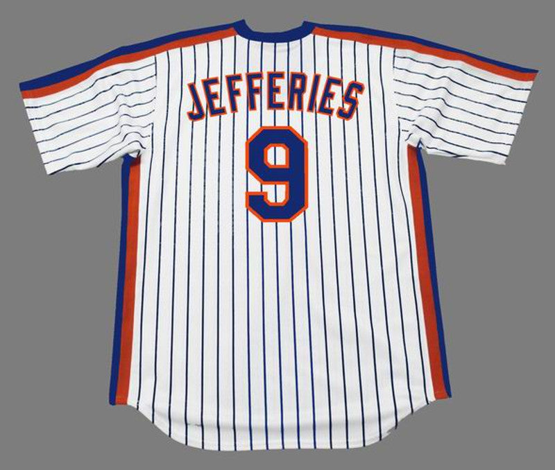 Gregg Jefferies New York Mets 1987 Baseball jersey retro stitched fan gear RTJ00789